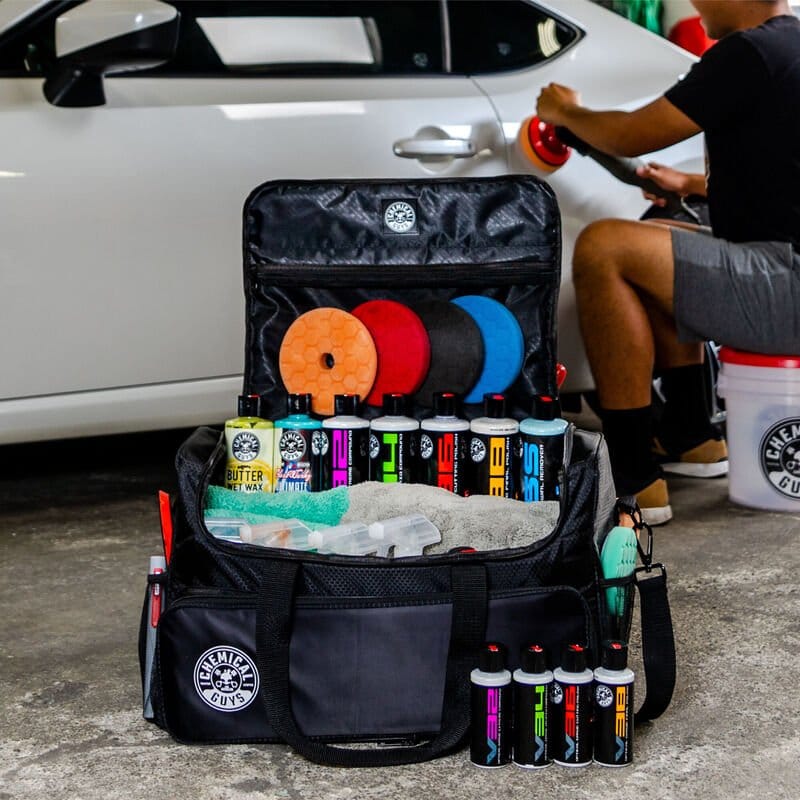 Chemical Guys Arsenal Range Trunk Organiser and Detailing Bag with Polisher Pocket
