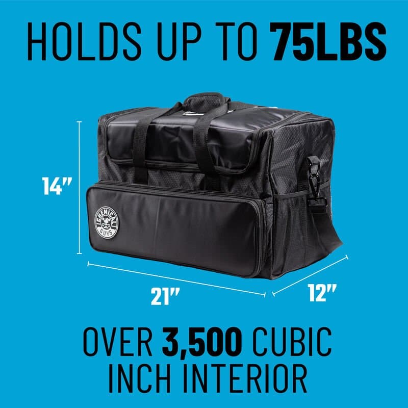 Chemical Guys Arsenal Range Trunk Organiser and Detailing Bag with Polisher Pocket