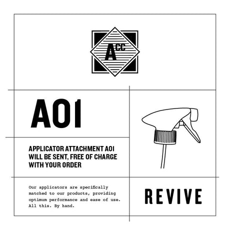 Revive Auto Apothecary - 04 Finish & Protect - Hydrophobic Glass Cleaner (& Sealant)