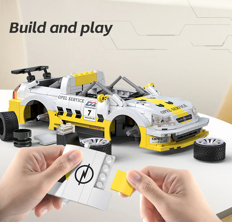 CaDA Opel Astra V8 Coupe - RC Dual Mode Control - 1:20 330 Pieces Brick Model Kit C51081W