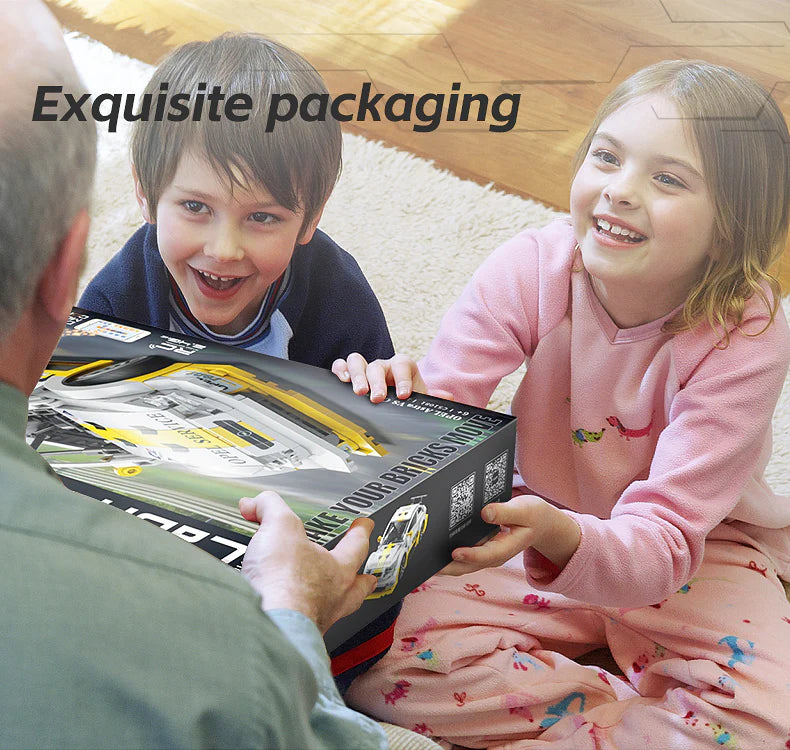 CaDA Opel Astra V8 Coupe - RC Dual Mode Control - 1:20 330 Pieces Brick Model Kit C51081W