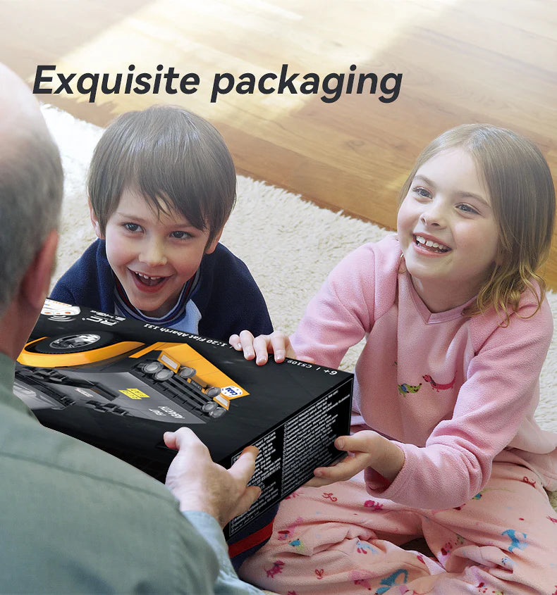 CaDA Fiat Abarth 131 - RC Dual Mode Control - 1:20 216 Pieces Brick Model Kit C51092W