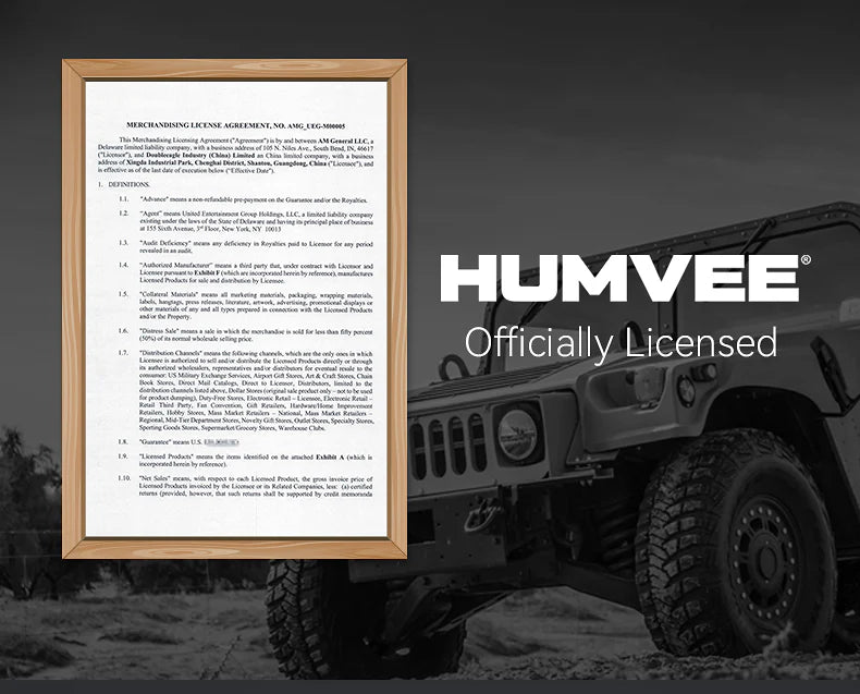 CaDA Humvee Off-Road Truck 1:24 328 Pieces Brick Model Kit C55022W