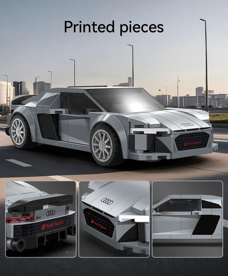 CaDA Audi R8 Coupe 1:24 199 Pieces Brick Model Kit C55027W
