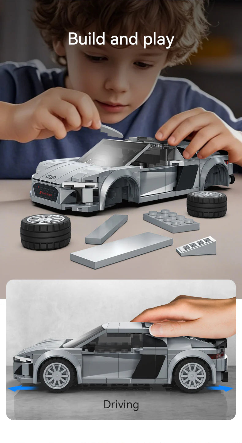 CaDA Audi R8 Coupe 1:24 199 Pieces Brick Model Kit C55027W