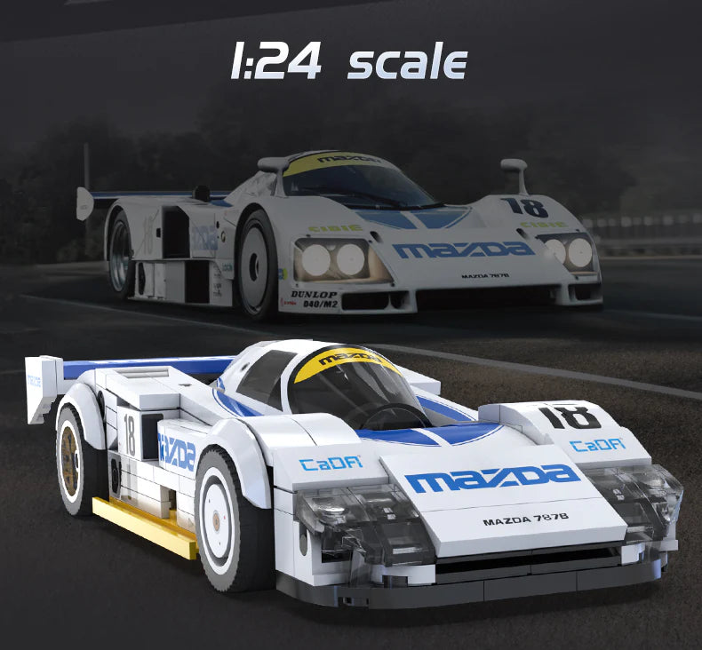 CaDA Mazda 787B 1:24 242 Pieces Brick Model Kit C55029W