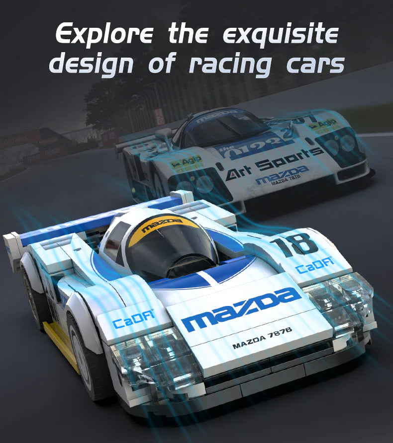 CaDA Mazda 787B 1:24 242 Pieces Brick Model Kit C55029W