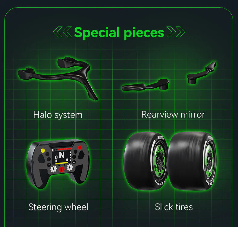 CaDA Kick Sauber F1 Team C44 (2024) 1:24 314 Pieces Brick Model Kit C55032W