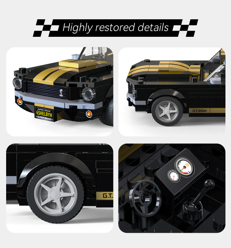 CaDA Ford Shelby Mustang GT 350H 1:24 285 Pieces Brick Model Kit C55034W