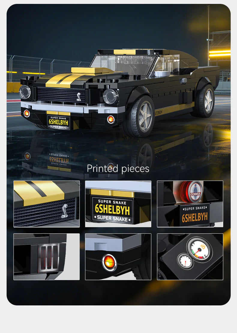 CaDA Ford Shelby Mustang GT 350H 1:24 285 Pieces Brick Model Kit C55034W