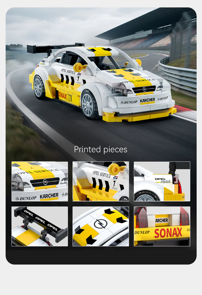 CaDA Opel Astra V8 Coupe 1:24 305 Pieces Brick Model Kit C55036W