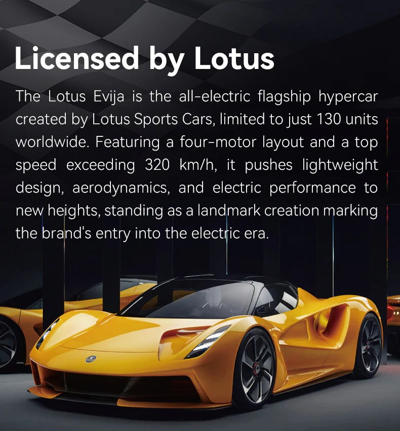 CaDA Lotus Evija Sports Car 1:24 276 Pieces Brick Model Kit C55044W