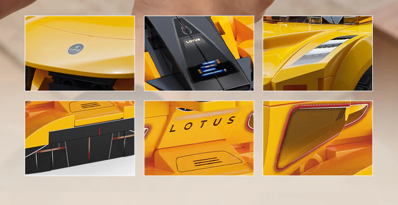 CaDA Lotus Evija Sports Car 1:24 276 Pieces Brick Model Kit C55044W