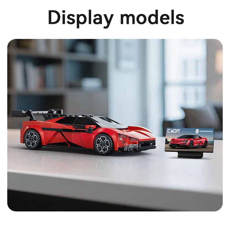 CaDA BYD Yangwang U9 Electric Super Coupé 1:24 291 Pieces Brick Model Kit C55045W