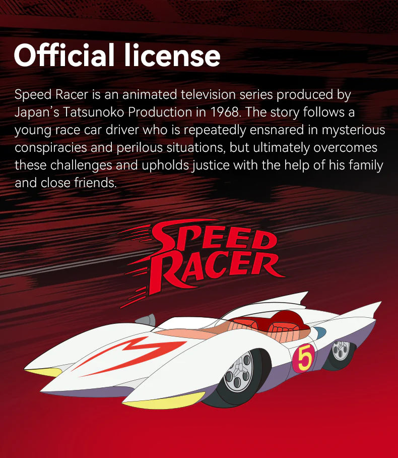 CaDA Speed Racer Mach 5 Car 1:24 294 Pieces Brick Model Kit C55087W