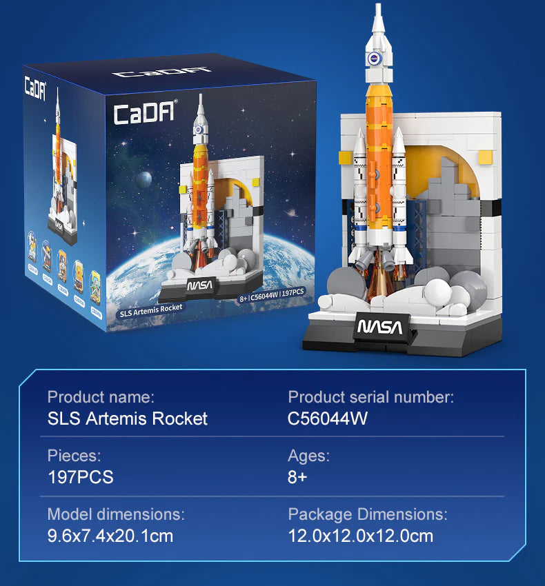 CaDA NASA Space - Complete Set of 6 items - Build the History of NASA!