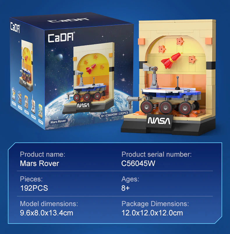 CaDA NASA Space - Complete Set of 6 items - Build the History of NASA!