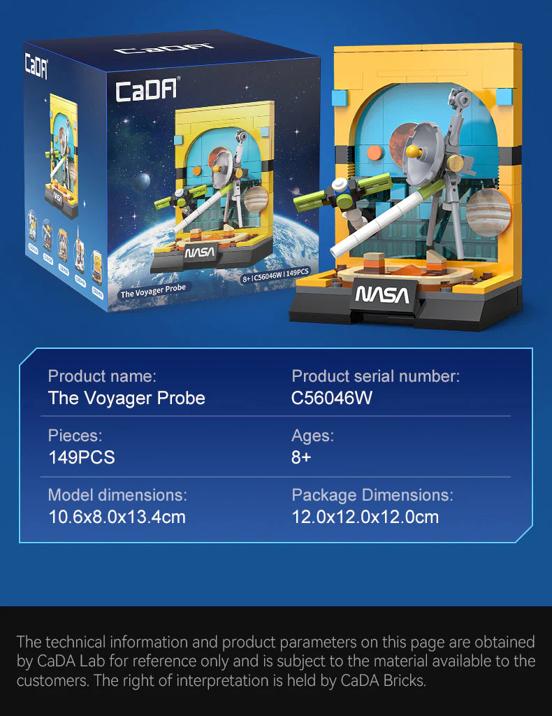 CaDA NASA Space - Complete Set of 6 items - Build the History of NASA!