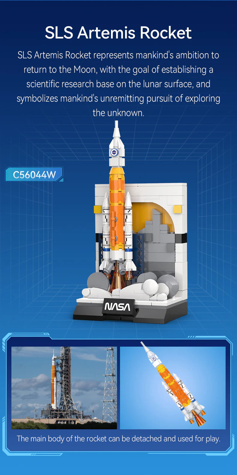 CaDA NASA Space - Complete Set of 6 items - Build the History of NASA!