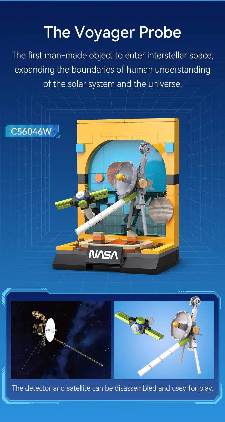 CaDA NASA Space - Complete Set of 6 items - Build the History of NASA!