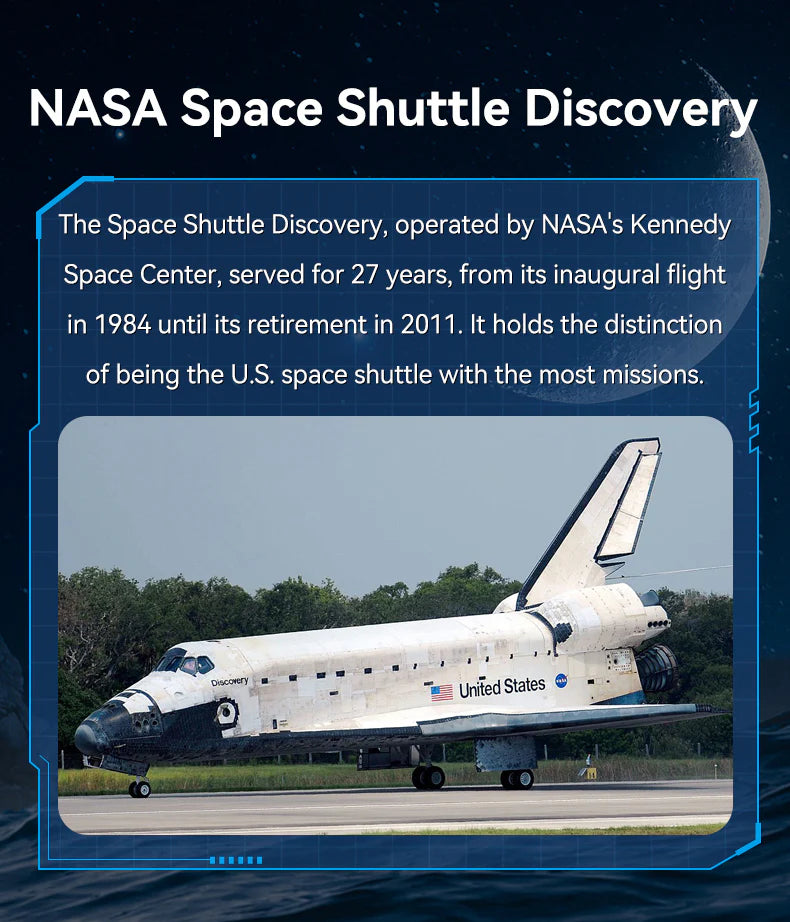 CaDA NASA Space Shuttle Discovery 475 Pieces Brick Model Kit C56051W
