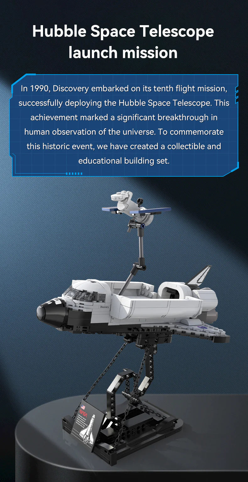 CaDA NASA Space Shuttle Discovery 475 Pieces Brick Model Kit C56051W