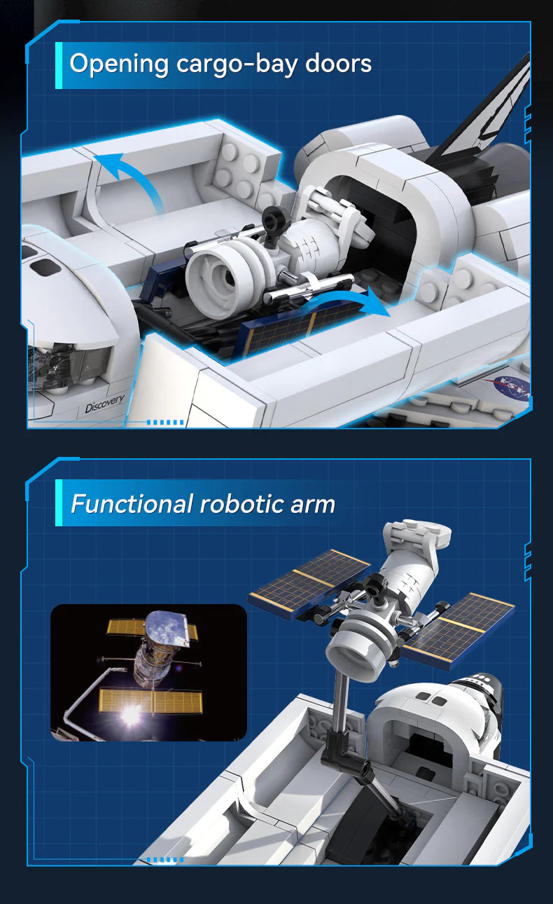 CaDA NASA Space Shuttle Discovery 475 Pieces Brick Model Kit C56051W