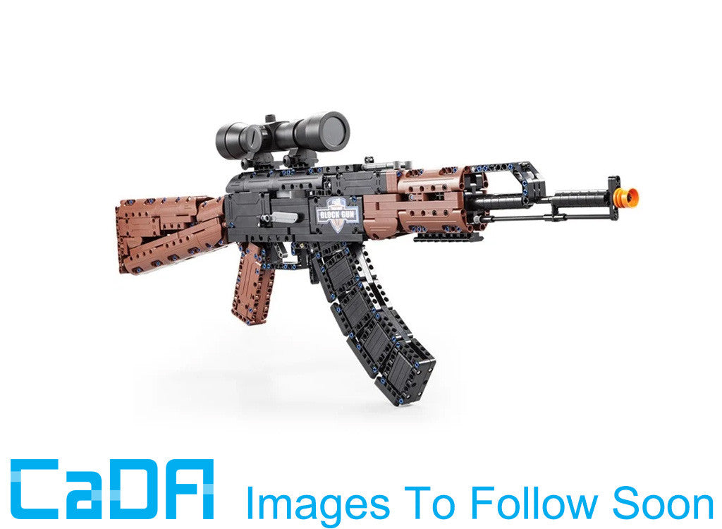 CaDA AK-47 Assault Rifle 738 pcs Brick Model Gun Kit C61009W