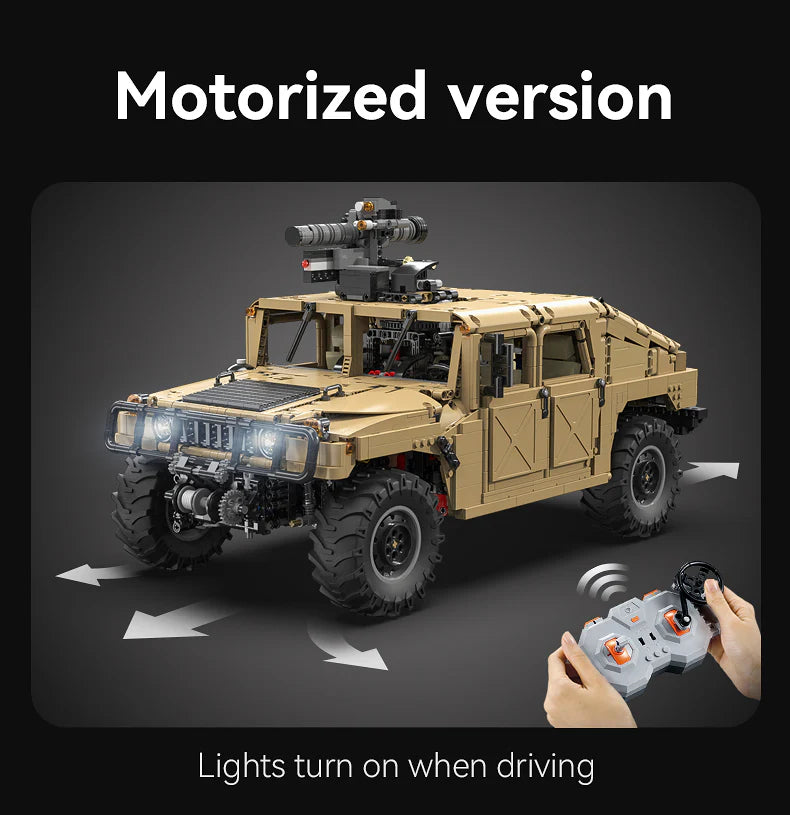 CaDA Humvee 1:8 3935 Pieces Brick Model Kit C61036W