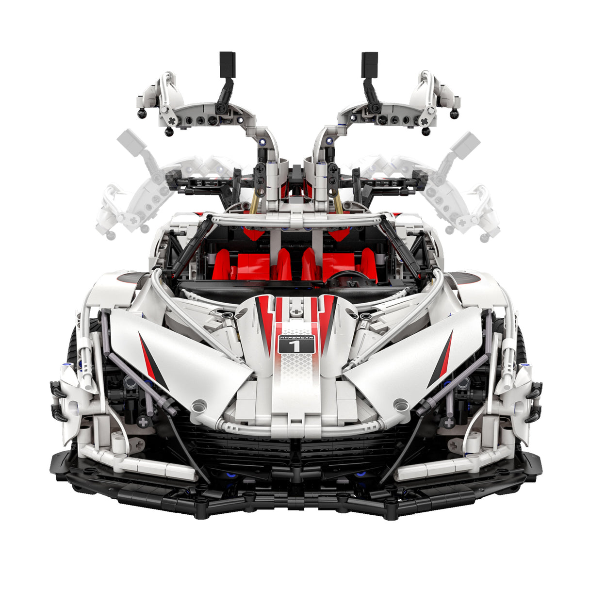 CaDA Master Helios V12 Hypercar - RC Control - 1:8 4449 Pieces Brick Model Kit C61053W
