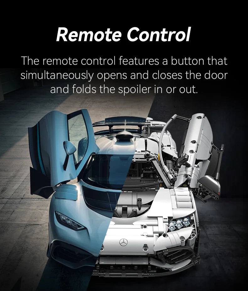 CaDA Master Mercedes-AMG ONE - RC Control - 1:8 3295 Pieces Brick Model Kit C61503W