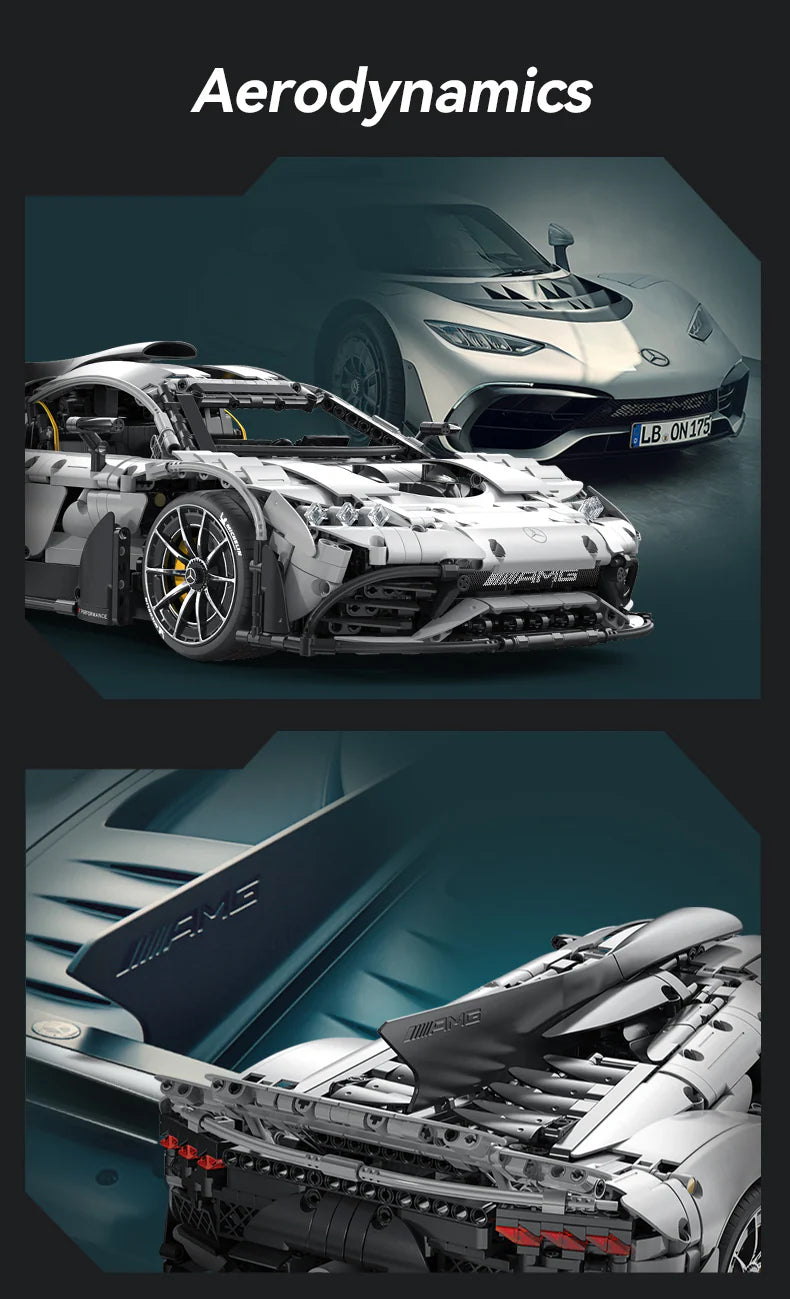 CaDA Master Mercedes-AMG ONE - RC Control - 1:8 3295 Pieces Brick Model Kit C61503W