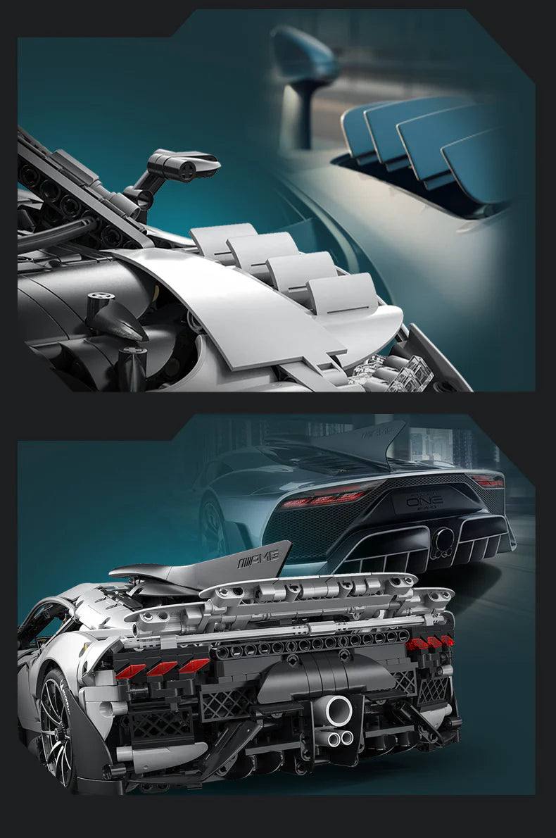 CaDA Master Mercedes-AMG ONE - RC Control - 1:8 3295 Pieces Brick Model Kit C61503W