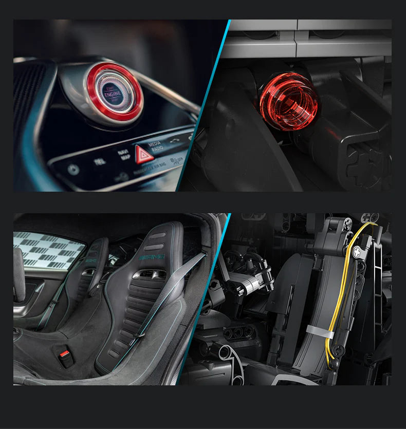 CaDA Master Mercedes-AMG ONE - RC Control - 1:8 3295 Pieces Brick Model Kit C61503W