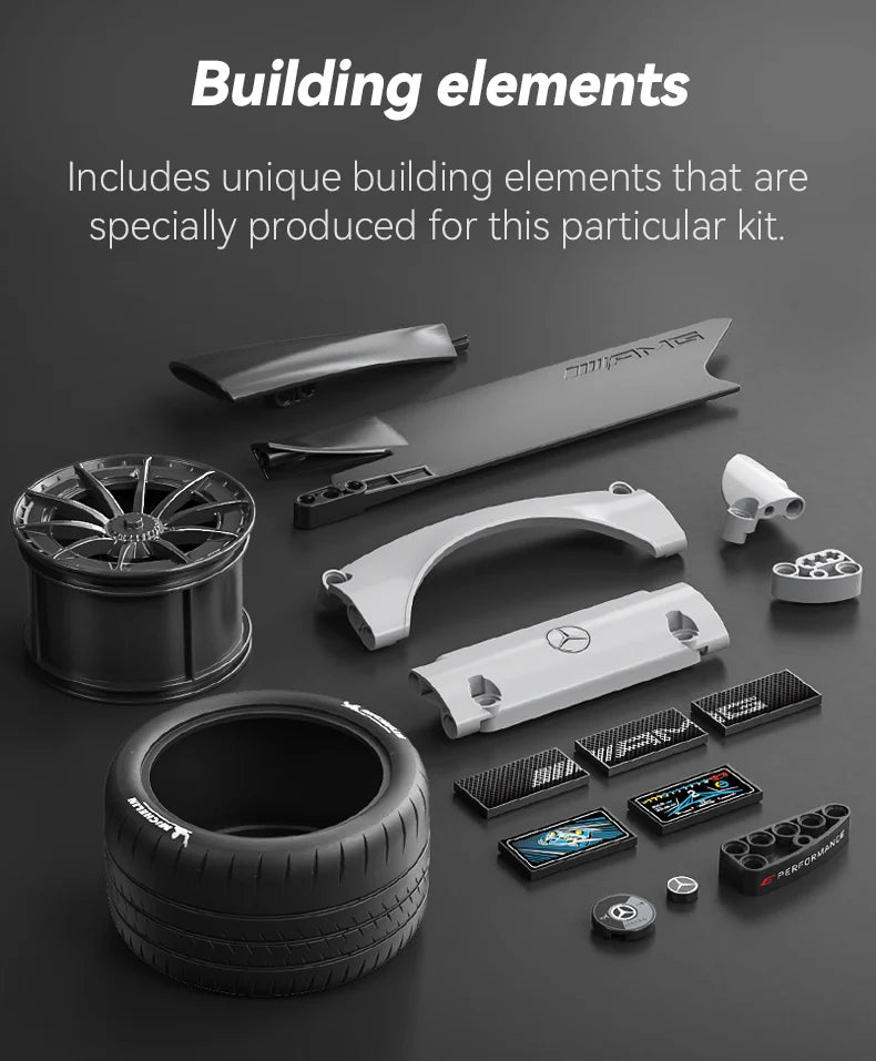 CaDA Master Mercedes-AMG ONE - RC Control - 1:8 3295 Pieces Brick Model Kit C61503W