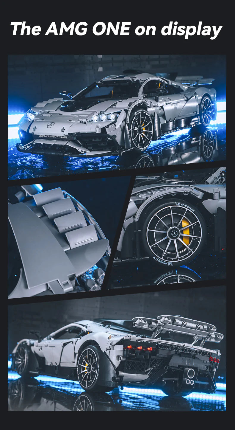CaDA Master Mercedes-AMG ONE - RC Control - 1:8 3295 Pieces Brick Model Kit C61503W