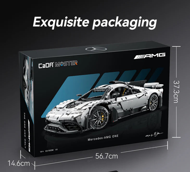 CaDA Master Mercedes-AMG ONE - RC Control - 1:8 3295 Pieces Brick Model Kit C61503W