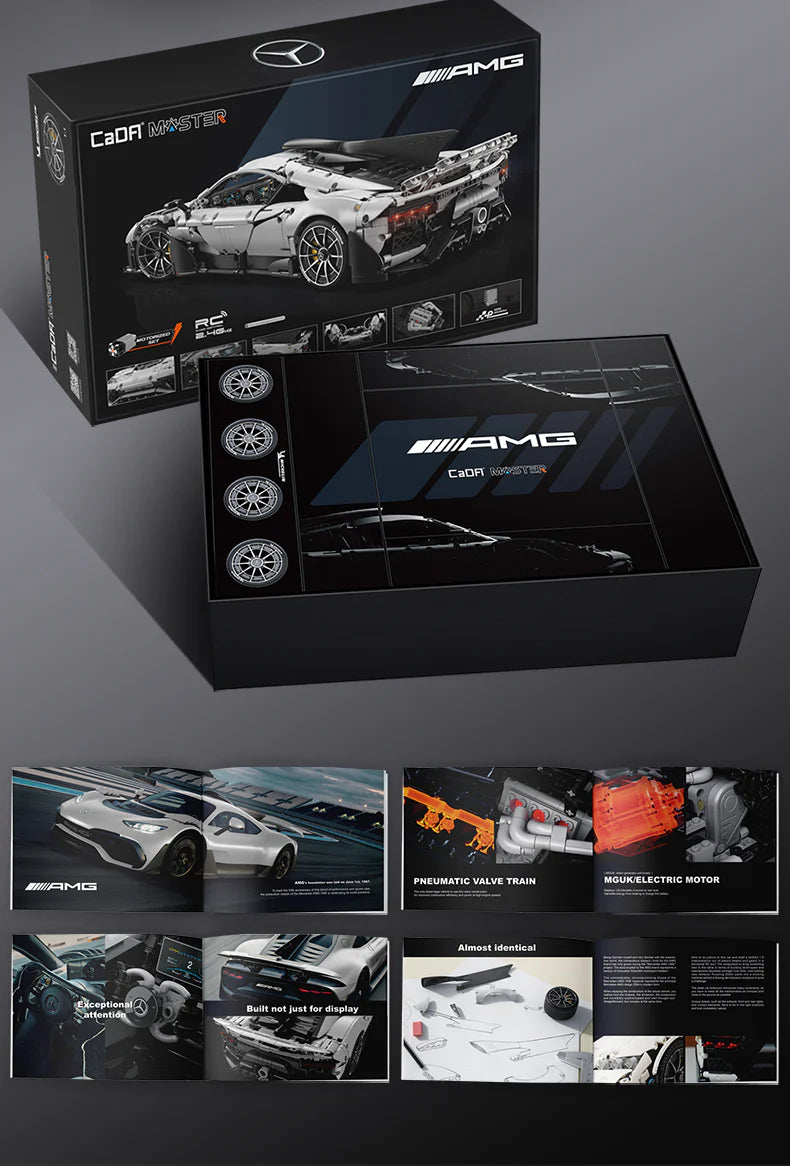 CaDA Master Mercedes-AMG ONE - RC Control - 1:8 3295 Pieces Brick Model Kit C61503W