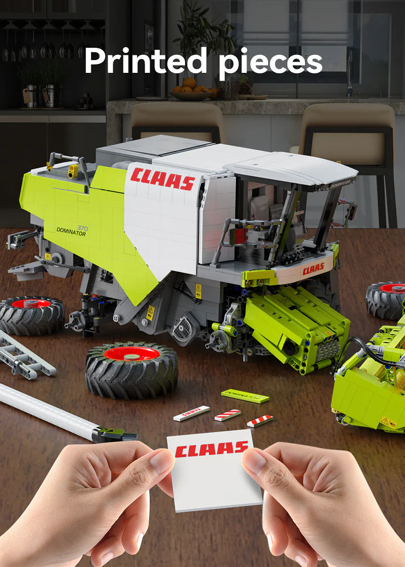 CaDA Master CLAAS Dominator 370 Combine Harvester - RC Control - 1:17 4567 Pieces Brick Model Kit C61508W