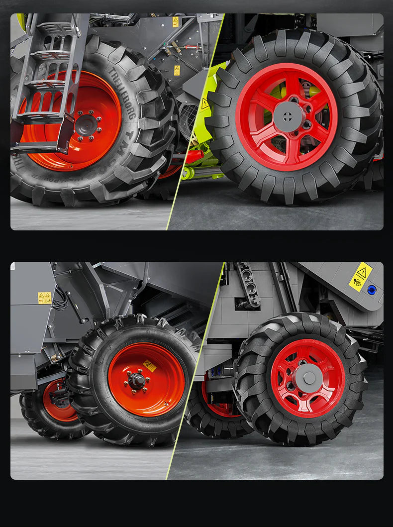 CaDA Master CLAAS Dominator 370 Combine Harvester - RC Control - 1:17 4567 Pieces Brick Model Kit C61508W