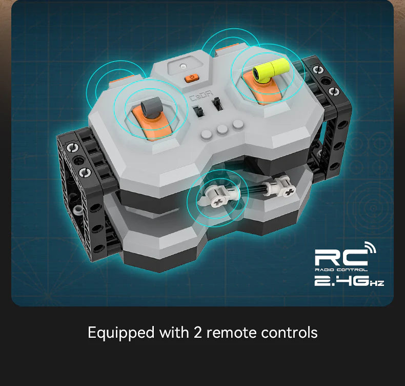 CaDA Master CLAAS Dominator 370 Combine Harvester - RC Control - 1:17 4567 Pieces Brick Model Kit C61508W