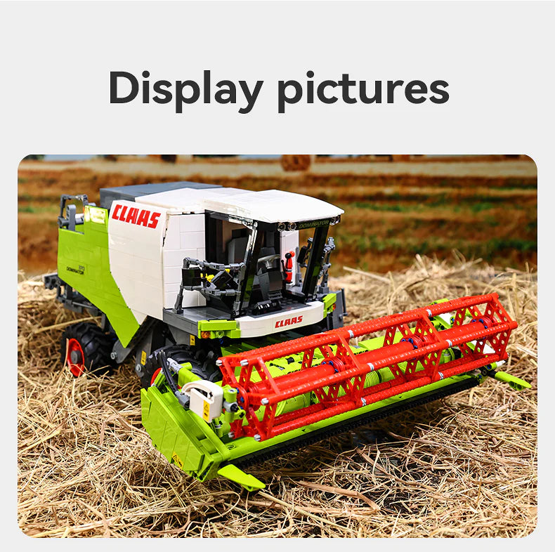 CaDA Master CLAAS Dominator 370 Combine Harvester - RC Control - 1:17 4567 Pieces Brick Model Kit C61508W