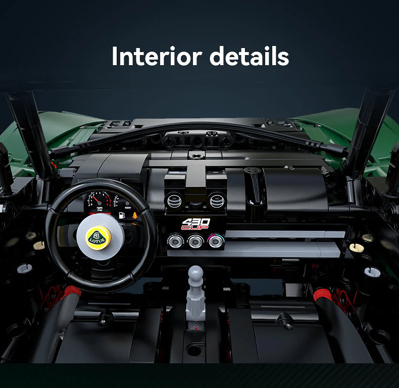 CaDA Master Lotus Exige Cup 430 1:8 3730 Pieces Brick Model Kit C61511W