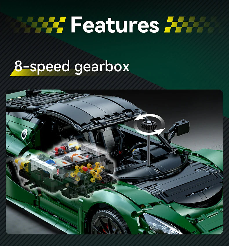 CaDA Master Lotus Exige Cup 430 1:8 3730 Pieces Brick Model Kit C61511W