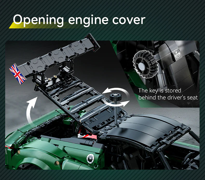 CaDA Master Lotus Exige Cup 430 1:8 3730 Pieces Brick Model Kit C61511W