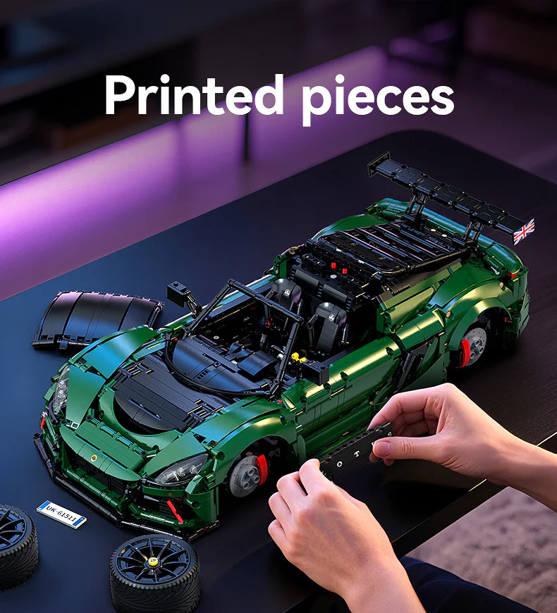 CaDA Master Lotus Exige Cup 430 1:8 3730 Pieces Brick Model Kit C61511W