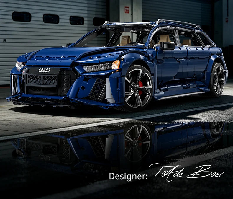 CaDA Master Audi RS6 Avant C8 (2019) 1:8 4663 Pieces Brick Model Kit C61515W