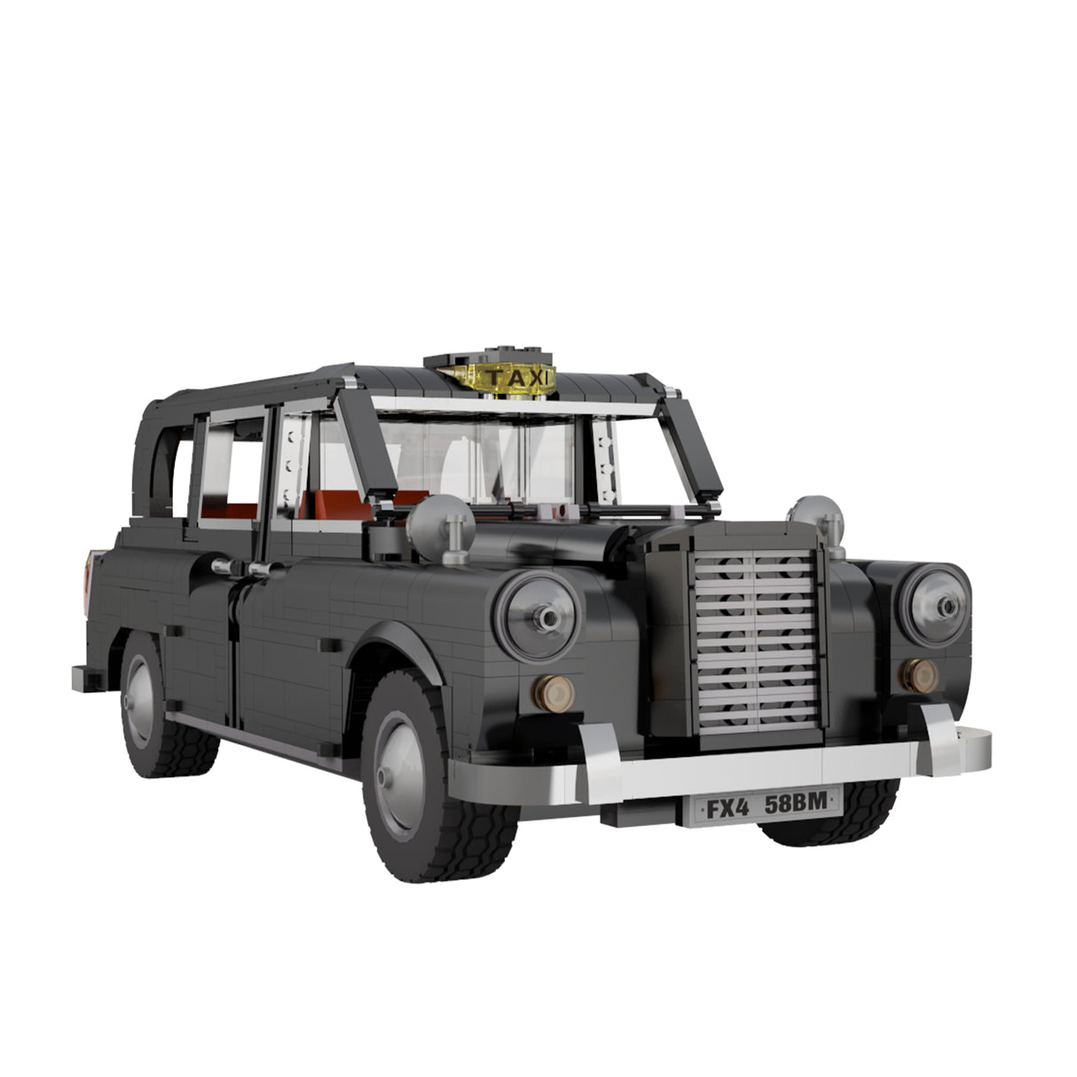 CaDA Master LEVC London Taxi 1:12 1871 Pieces Brick Model Kit C62004W