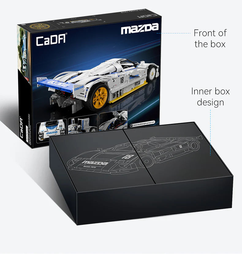 CaDA Mazda 787B Race Car 1:10 1797 Pieces Brick Model Kit C63007W