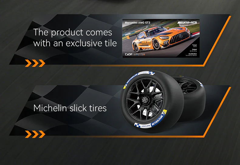 CaDA Mercedes-AMG GT3 1:8 5466 Pieces Brick Model Kit C64008W